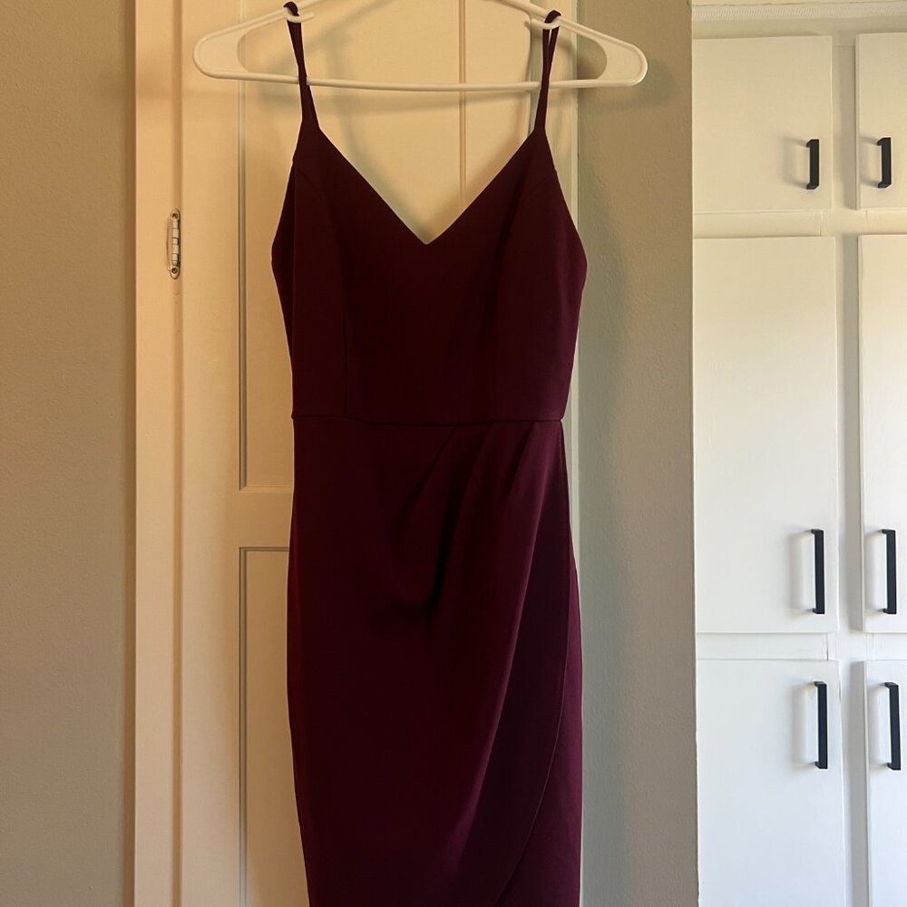 FOREVER YOUR GIRL PLUM PURPLE BODYCON DRESS LULUS